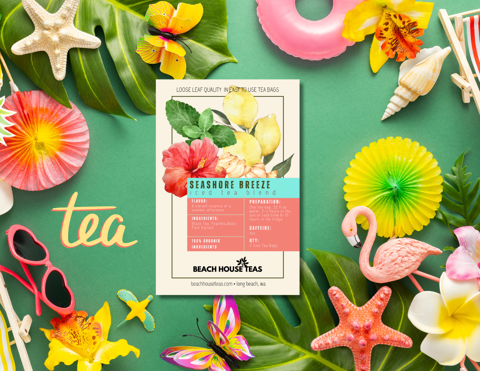 Beach House Teas - Venta al por mayor Té helado - Paquetes de Té Helado para Llevar8