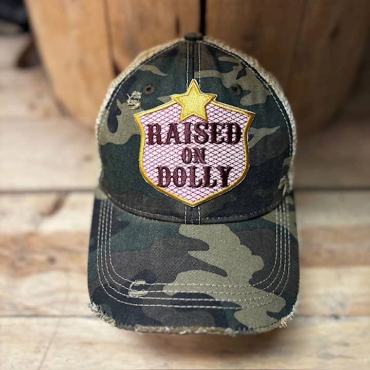 The Goat Stock - Wholesale Baseball Cap - Unisex - Raised on Dolly Hat~New Design~