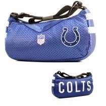 INDIANAPOLIS COLTS PURSES -JERSEY HOBO STYLE for wholesale by St. Louis Wholesale LLC