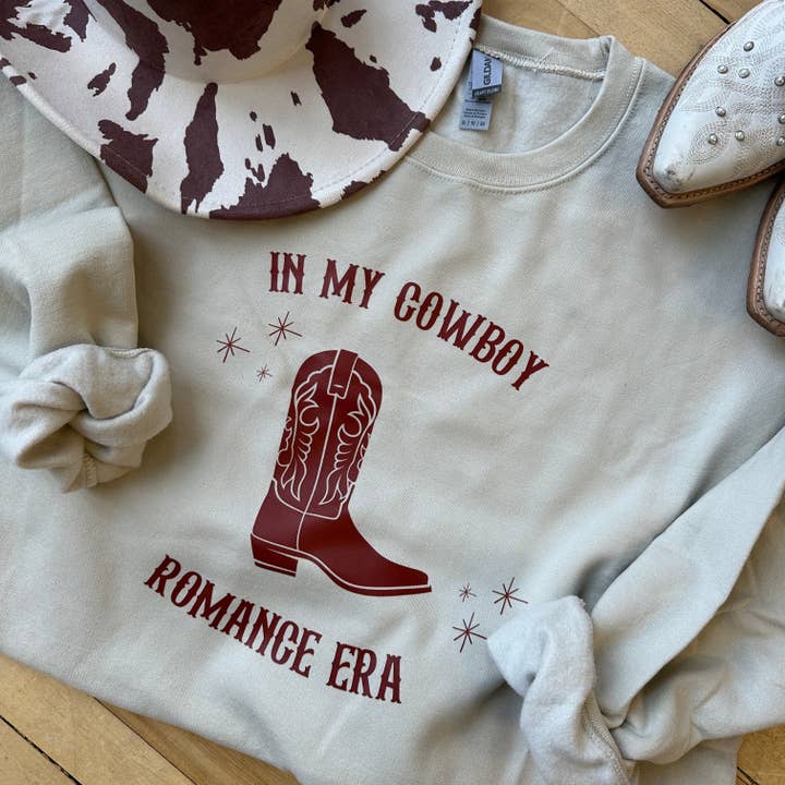 COWBOY ROMANCE CREWNECK for wholesale by Wild & Wanted