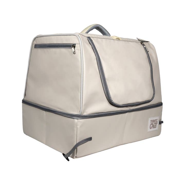 Travel Cat Wholesale - Wholesale Pet Carrier - Cat - "The Porta-Pawty+" Covered Travel Litter Box - Portable Bathroom for Cats2