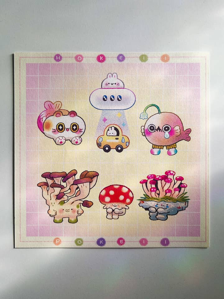 Whimsical Critters Collection Print No. 2 for wholesale by Hokeii Pokeii