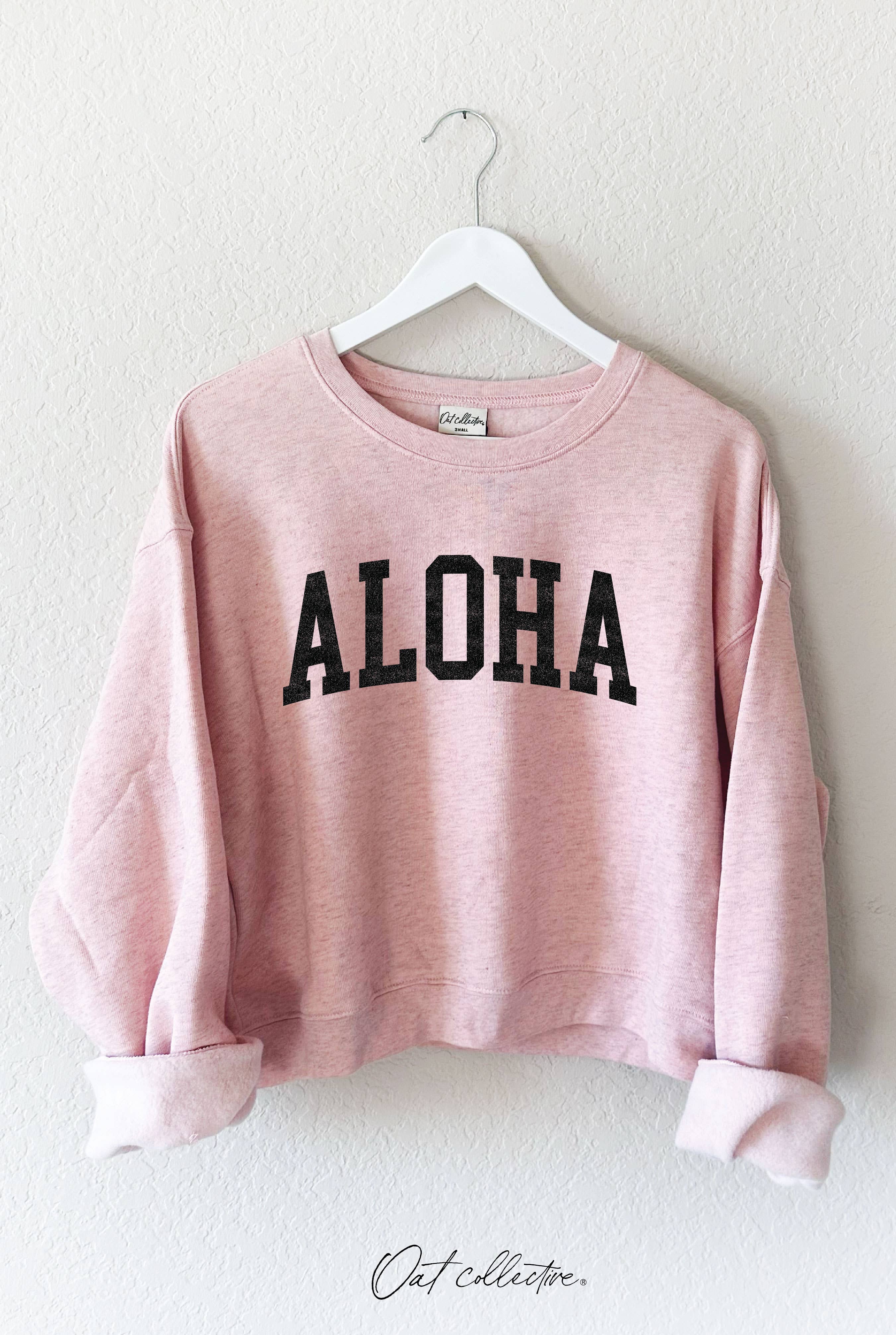 OAT COLLECTIVE - Vendita all'ingrosso Felpa stampata - Donna - Felpa Grafica ALOHA Mid3