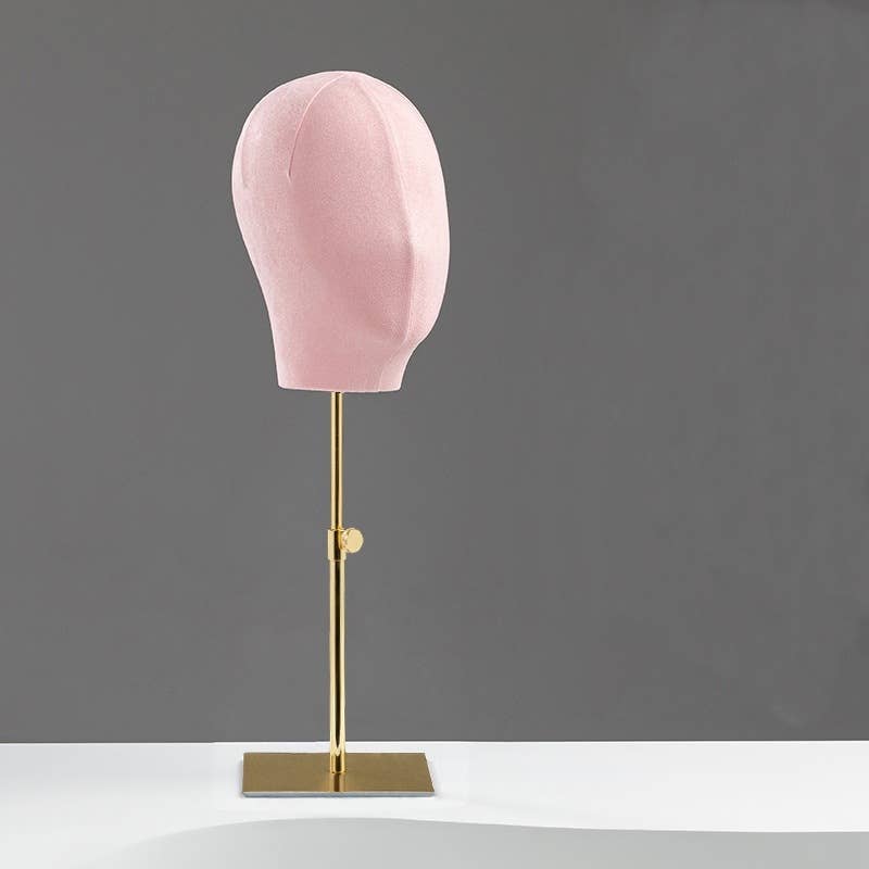 PEACH ACCESSORIES - Vendita all'ingrosso Espositori e vetrine per gioielli - Supporto per testine di visualizzazione regolabili (placcatura nera)7