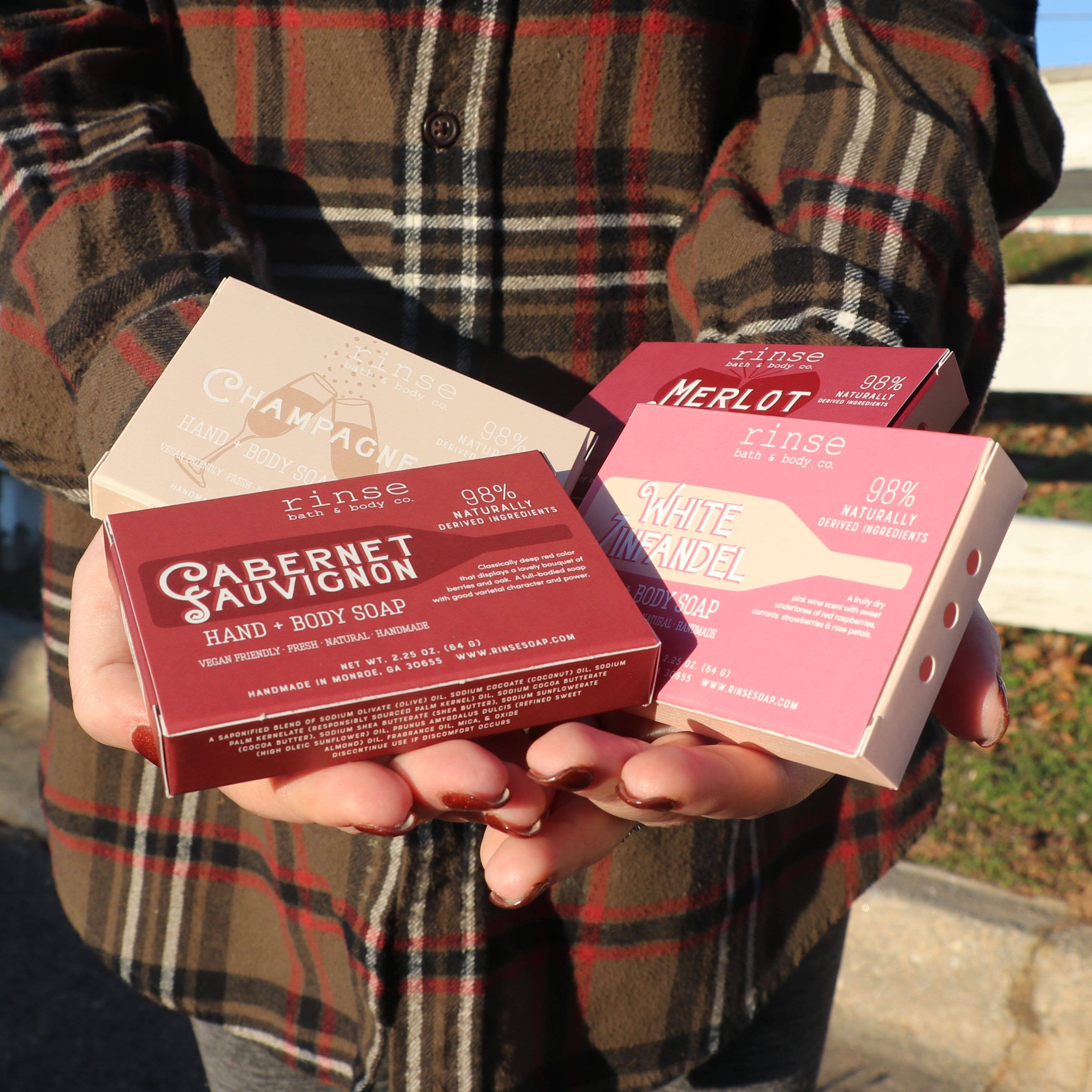 Rinse Bath Body Inc - Wholesale Bar Soap - Mini Soap - Champagne | Natural Bar Soap | Valentine's Day Gift3