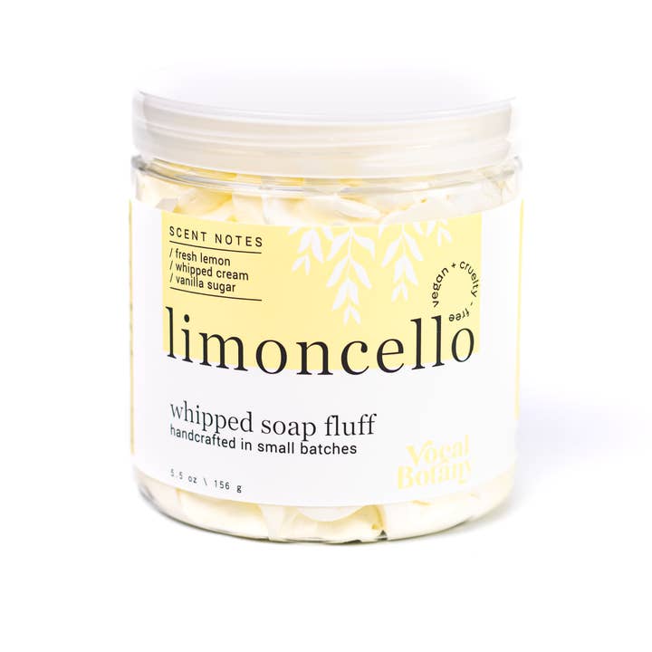 Vocal Botany - Wholesale Whipped Soap - limoncello whipped soap fluff
