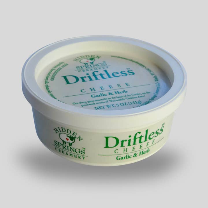 Driftless- Garlic & Herb for wholesale by Hidden Springs Creamery