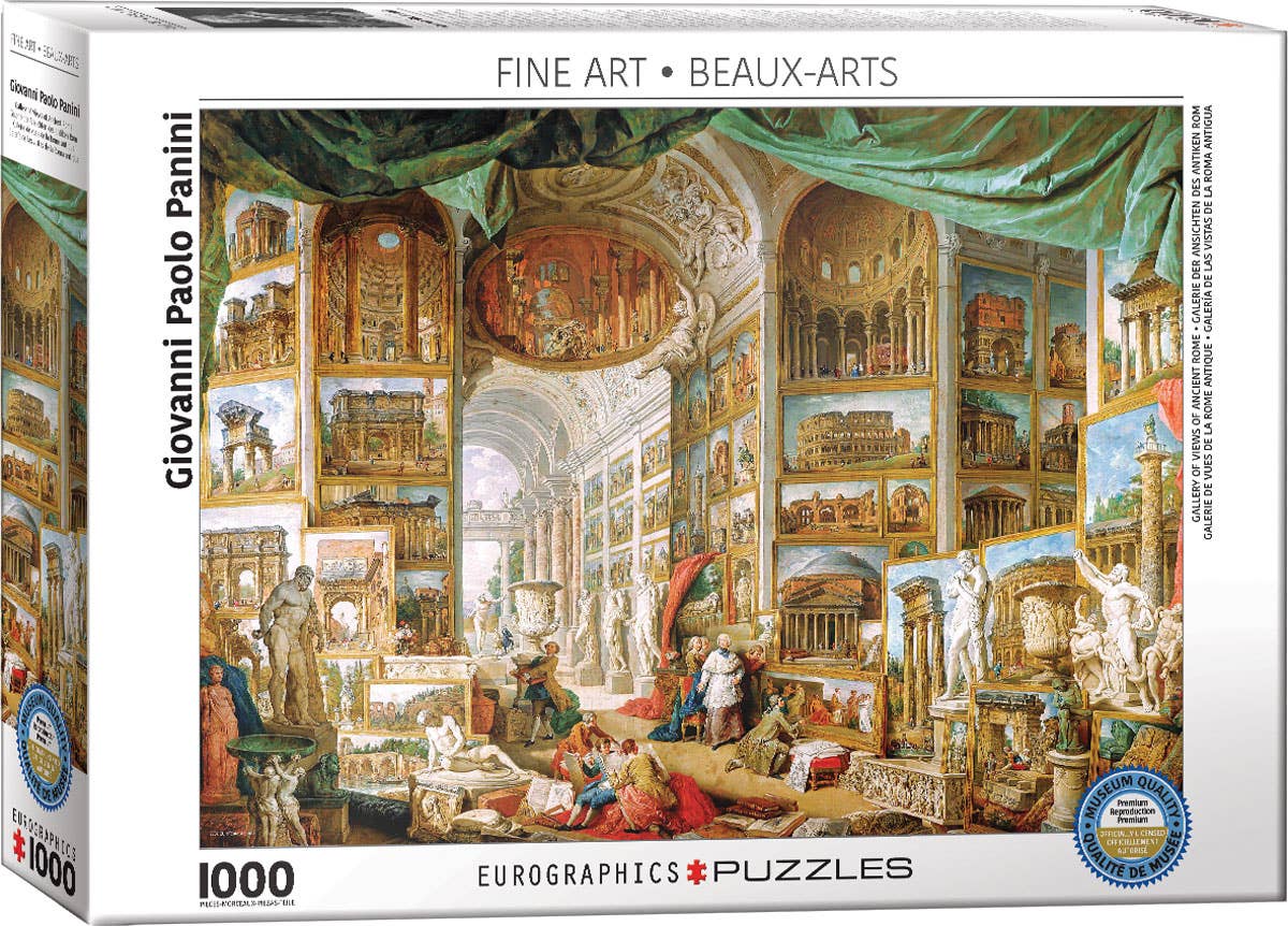 Eurographics Puzzles USA - Vente Puzzle – adulte - Galerie de Vues de la Rome Antique0