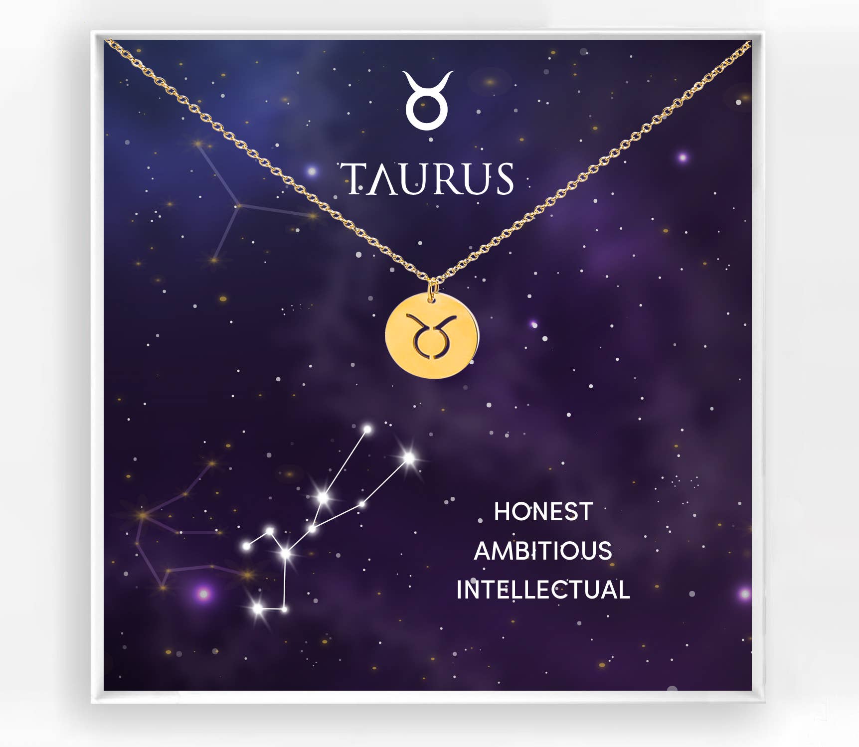 Succulent Kreations - Vente Colliers à pendentif - Collier Pendentif Signe du Zodiaque Plaqué Or8