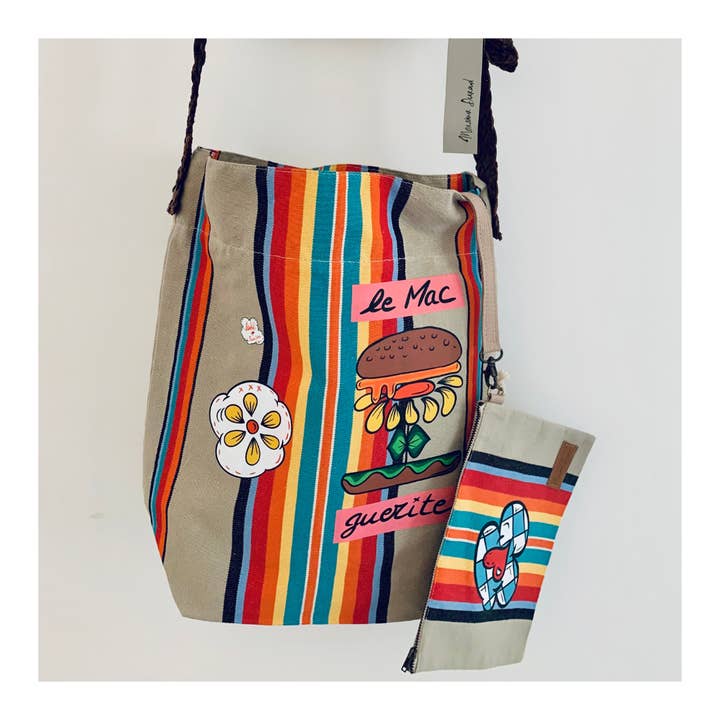 Monsieur Durand - Wholesale Crossbody Bag - Unisex - The BAG with pouch GAMME A & ASOP13