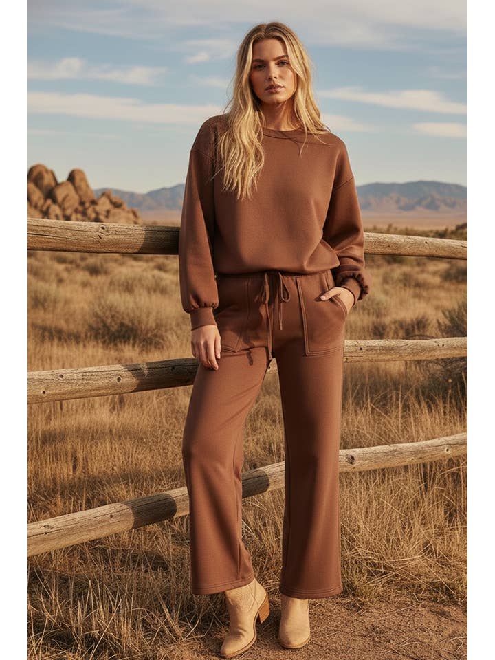 Sewn and Seen - Wholesale Lounge Set - Women's - SCUBA TOP AND PANT SETS12