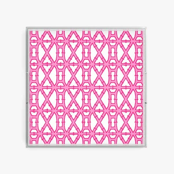 Clairebella - Wholesale Decorative Tray - Bamboo Acrylic Tray