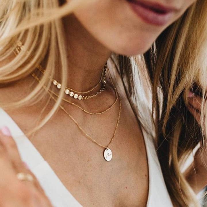 Made By Mary - Wholesale Link & Chain Necklace - Satellite Chain4