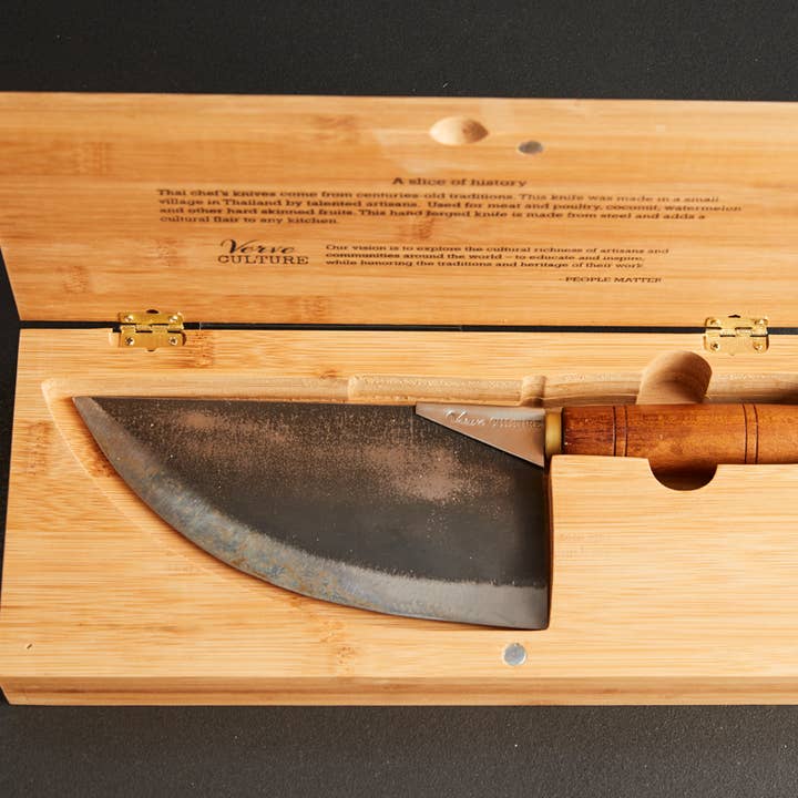 Verve Culture - Vente Couteau de cuisine/multi-usage - Couteau Thai Moon en acier forgé3