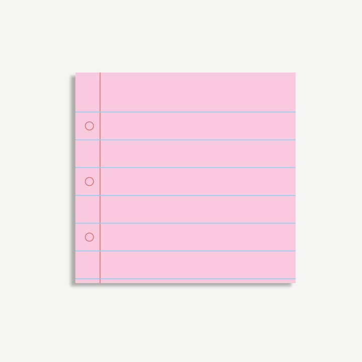 Enchanted Farie Designs - Wholesale Sticky Notes - Colorful Lined Sticky Notes – 3"x3" Pastel Notebook Colors1
