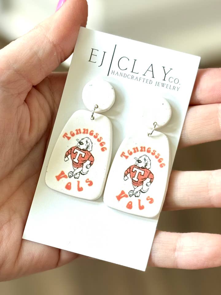Mascot Dangles • TN Dangles • TN Vols for wholesale by EJ Clay Co