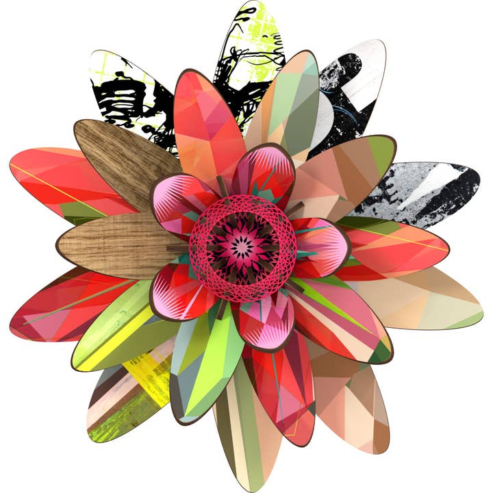 Miho Unexpected Things - Wholesale Wall Accent - Miho - Decorative Flower (medium) - Marte