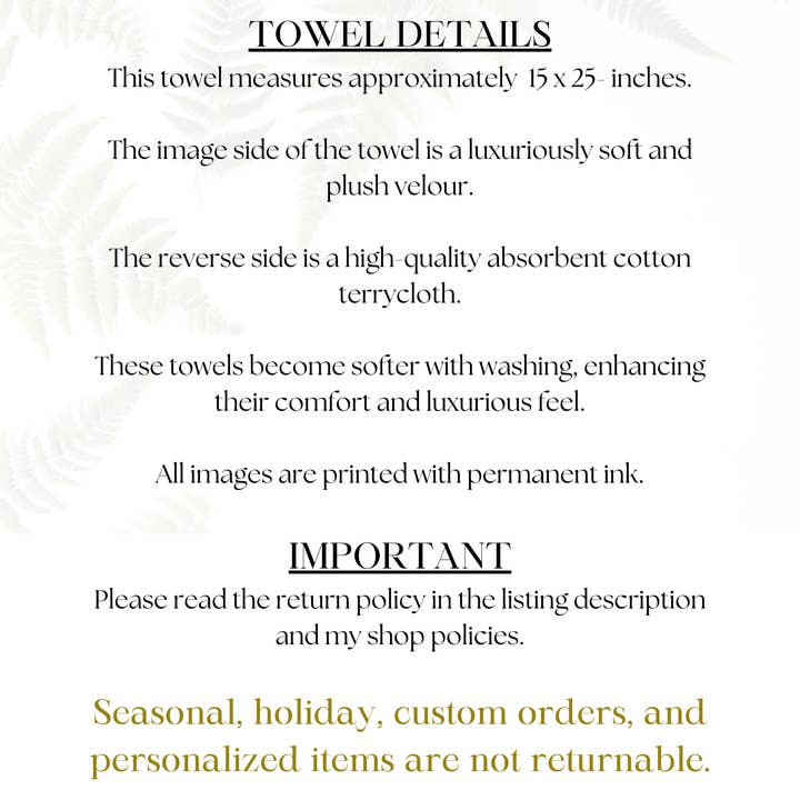 Fernville Creations - Wholesale Hand Towel - Chickadee Hand Towel, Luxury Bath Decor, Sophisticated Decor1