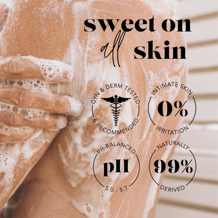 Sweetspot Labs - Wholesale Body Wash/Shower Gel - Vanilla Blossom pH-Balancing+ Full Body Cleanser - 8oz