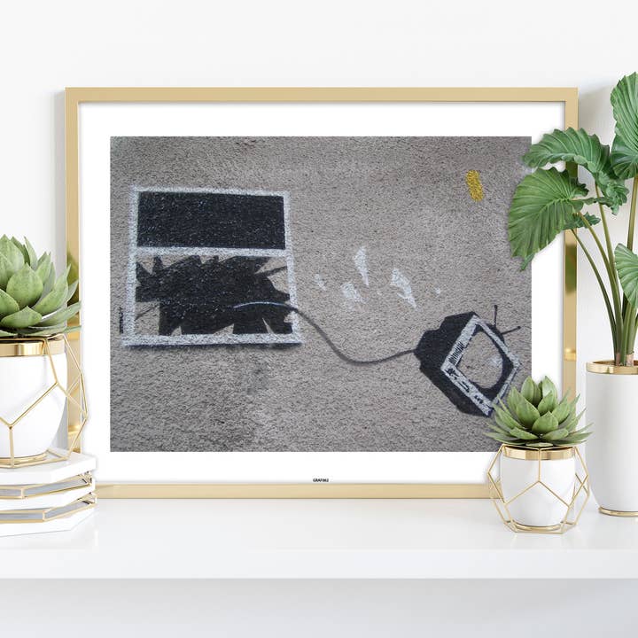 Graffiti Art - Out The Window - Impressão artística premium de 11 x 14” por atacado de Star Editions