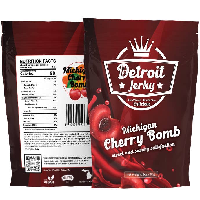 Detroit Jerky LLC - Wholesale Jerky - Detroit Jerky - Michigan Cherry Bomb