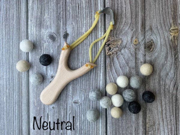 AKUKU - Wholesale Slingshot - Kids - Toy Slingshot with soft Felt balls Ammo2