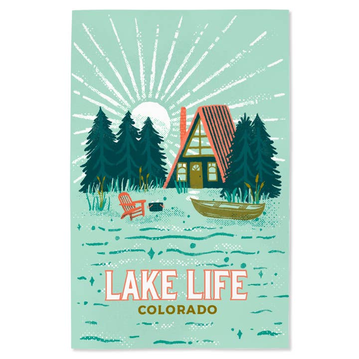 GICLEE PRINT Colorado, Lake Life Series, Lake Life for wholesale by Lantern Press