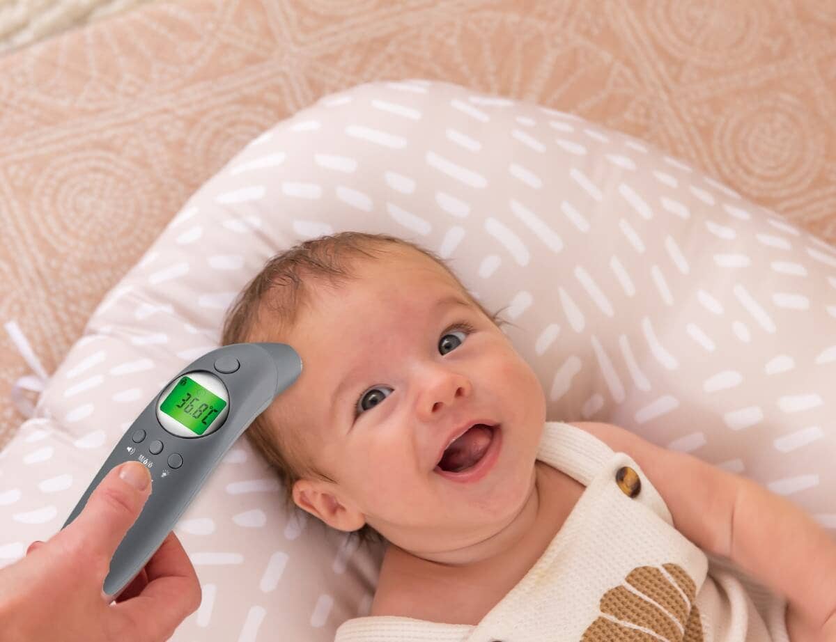 Cherub Baby - Wholesale Thermometer - Cherub Baby 4 in 1 Infrared Digital Ear And Forehead Thermometer V2 Australia - Slate5