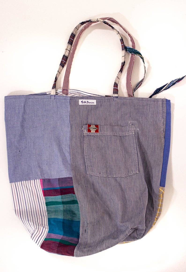 SilkDenim - Wholesale Tote Bag - Women's - Lightweight Packable Carry-All Tote5