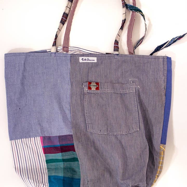 SilkDenim - Wholesale Tote Bag - Women's - Lightweight Packable Carry-All Tote5