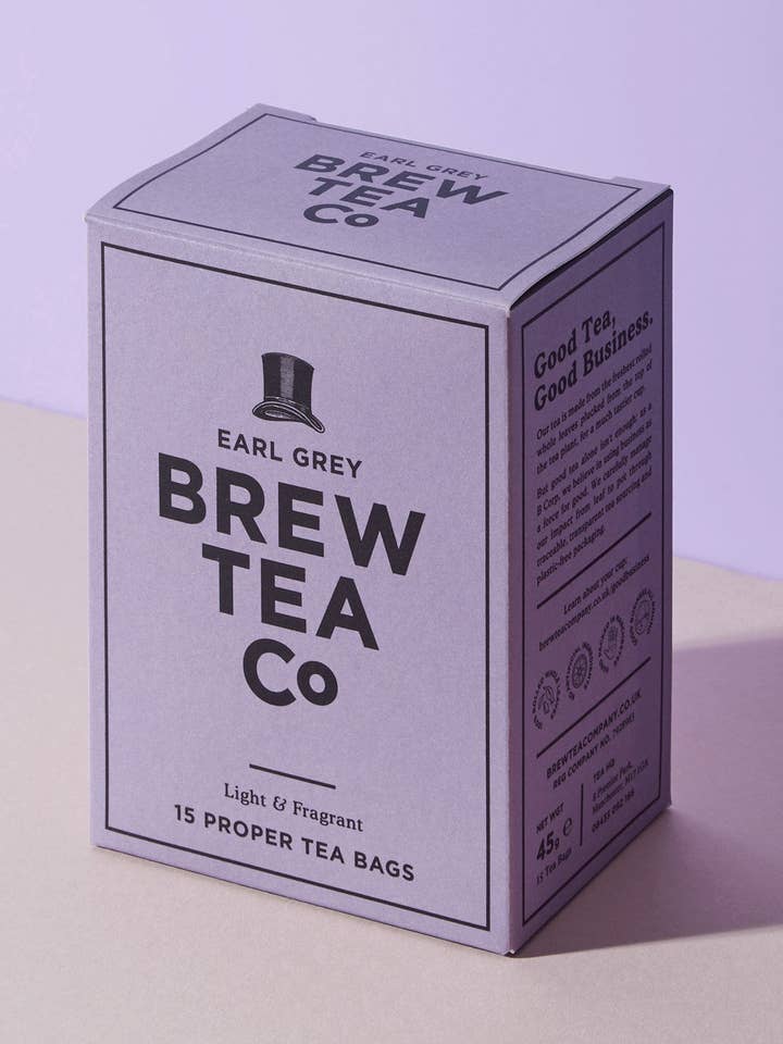 Earl Grey 15 Proper Teabags X6 for wholesale by Brew Tea Co.