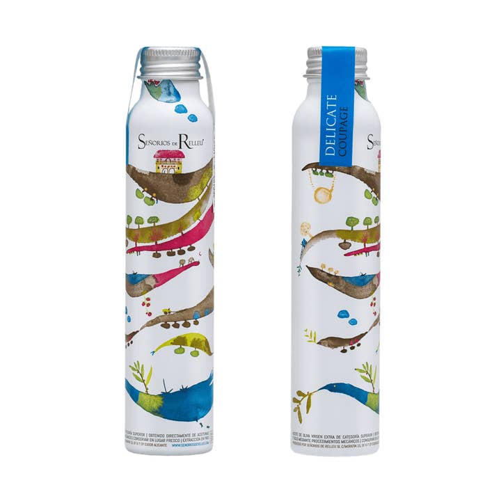 Extra vierge olijfolie 100 ml fles. VERFIJND voor wholesale door Señorios de Relleu SL