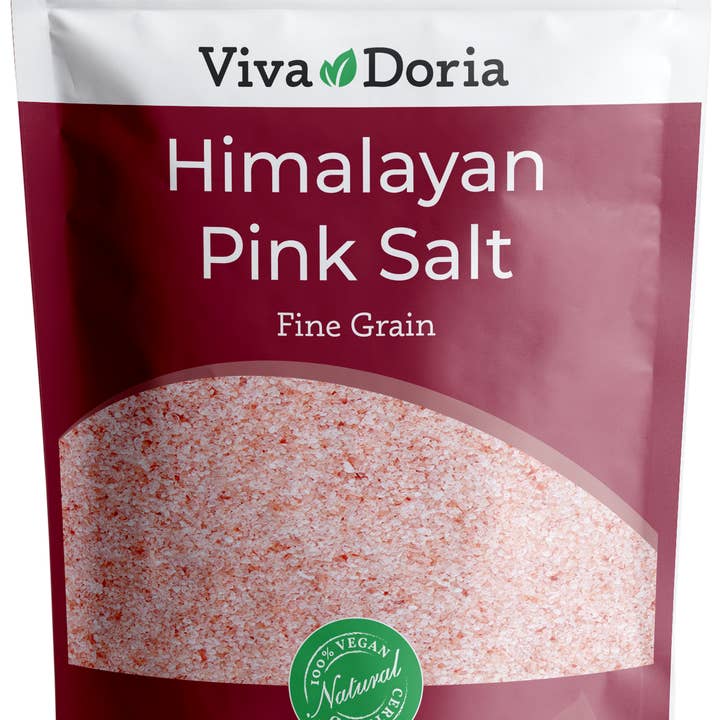 VIVA DORIA INC. – wholesale Salt – Himalayan Pink Salt, Fine Grain, 5 lb (2.27 Kg)0