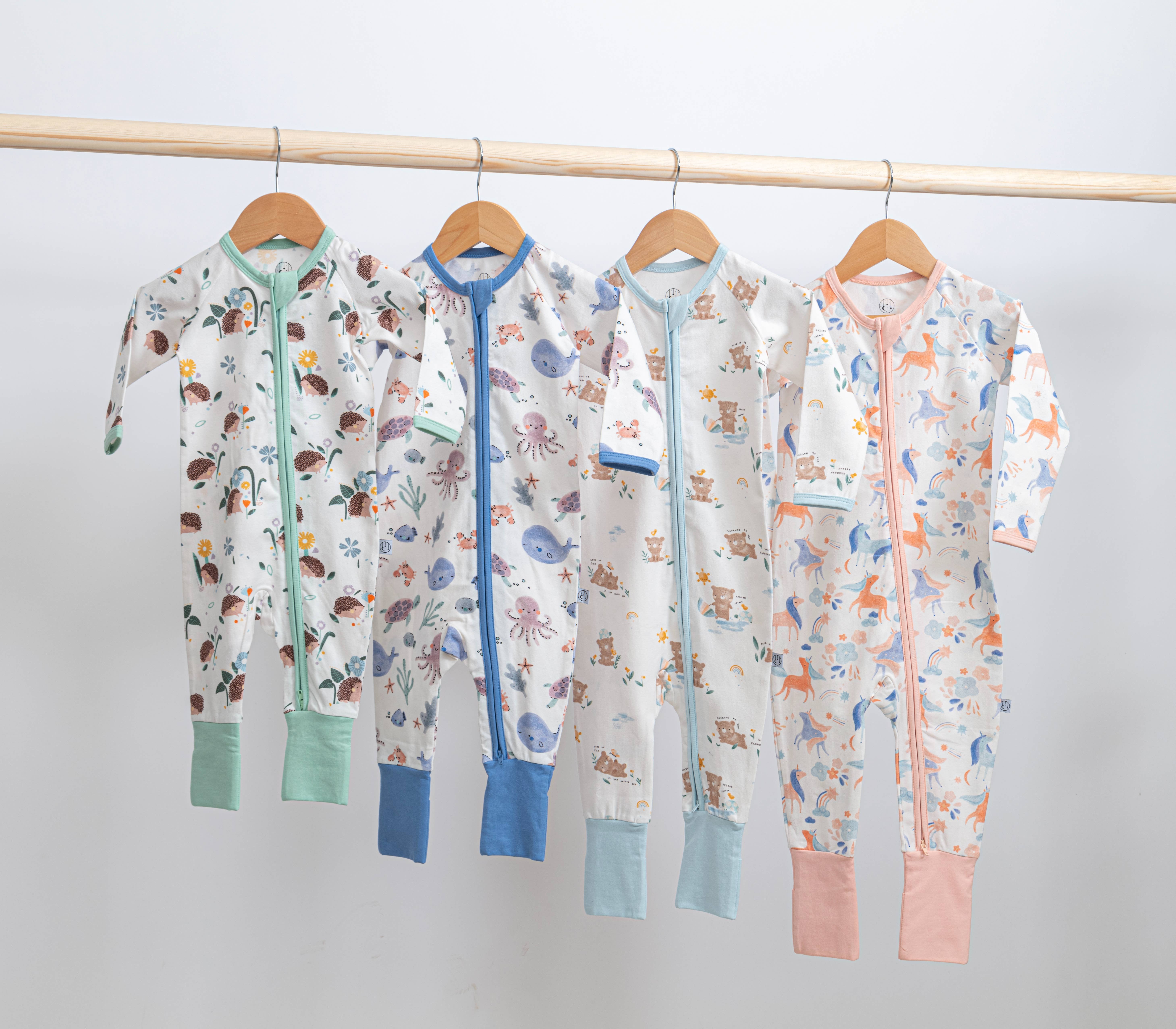 Sleeping Stars - Wholesale Sleepsuit - Baby - Unicorn Baby Grow8