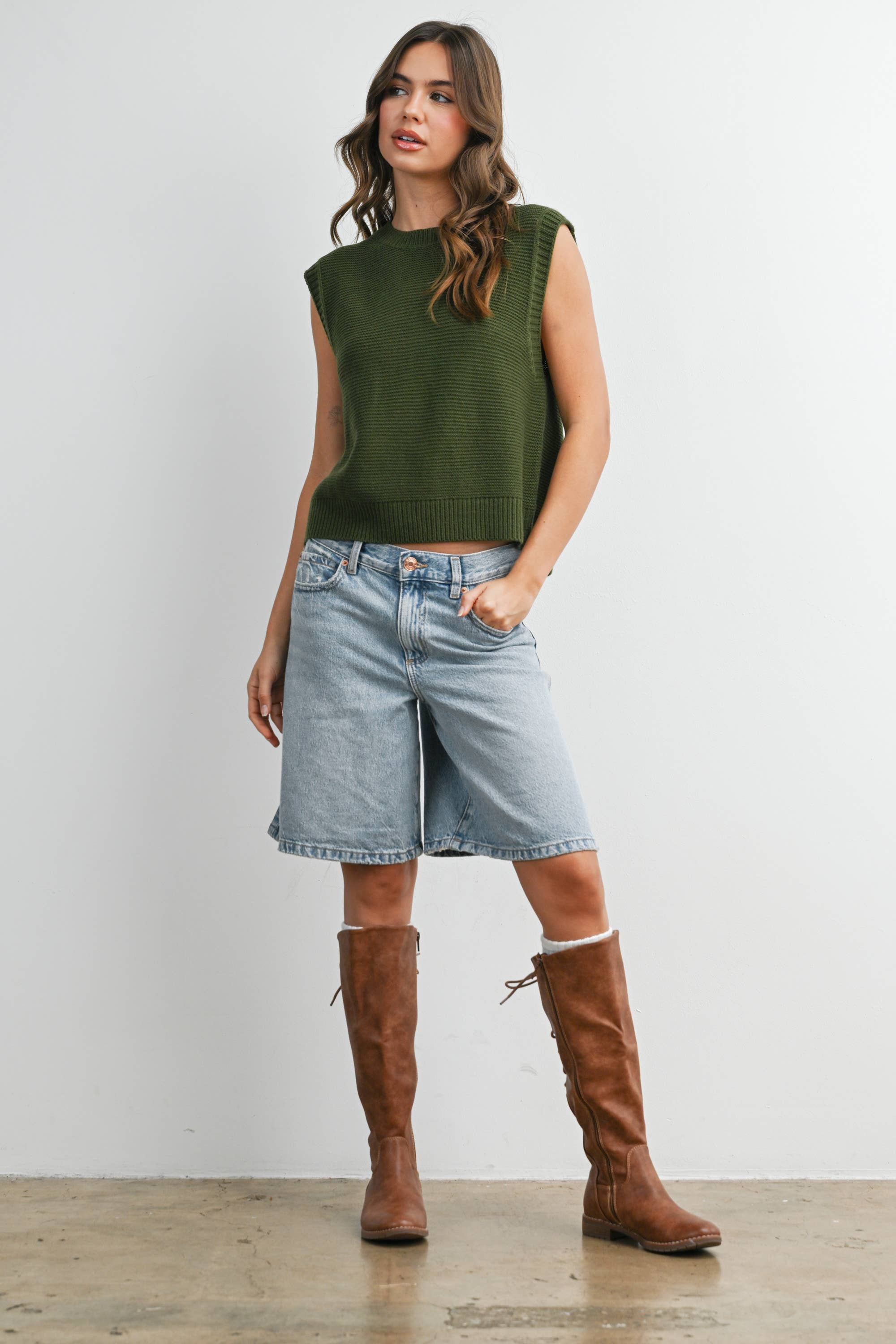 BUTTERMELON - Vente Haut en maille – femme - Haut en maille uni - BMW760019