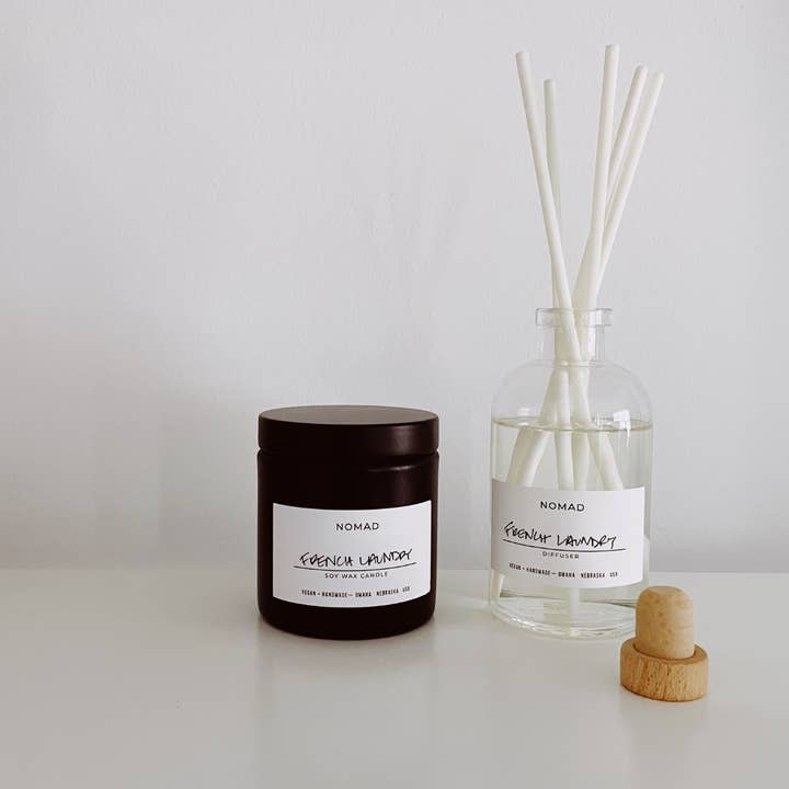 Nomad Wax Co. - Venta al por mayor Difusores de palitos - Difusor de varillas de lujo para lavandería francesa, 81