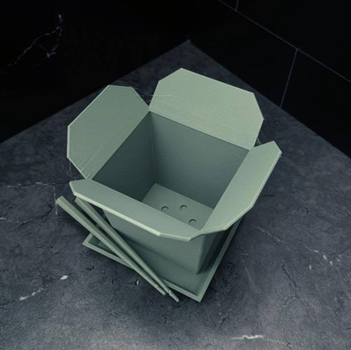 Peachy Pilea - Wholesale Planter box - Take Out Box Planter | More Sizes + Colors Available