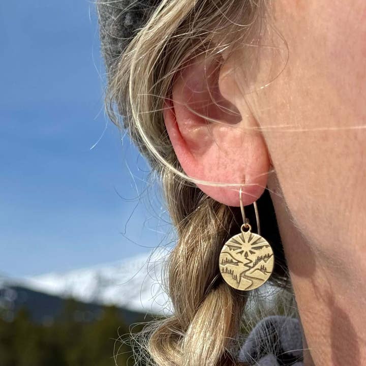 Daphne Lorna - Wholesale Dangle Earrings - Going to the Sun Earrings1