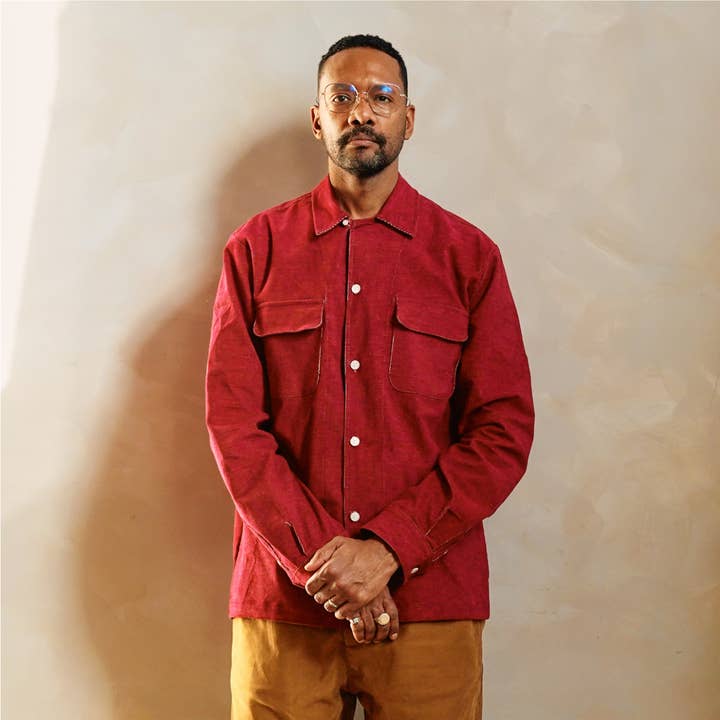 Cantonment Shirt (Amaranth) for wholesale by Of—No Nation