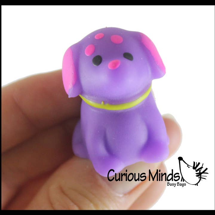 Curious Minds Toys – wholesale Mjuk leksak - Barn och baby – 1 Hund Mochi Squishy Djur - Kawaii - Söt Individuellt B