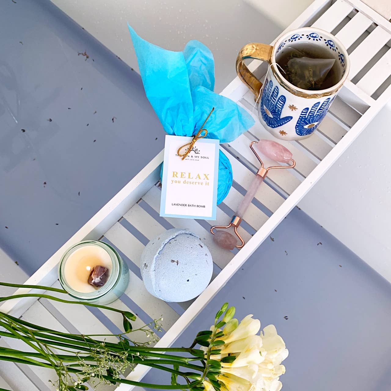 The Sun & My Soul Bath Bomb Soak Wellness Gifts – Großhandel Badebombe/-sprudeltabletten – Relax Lavender Badebombe Geschenk | Beruhigende Luxus Badebombe6