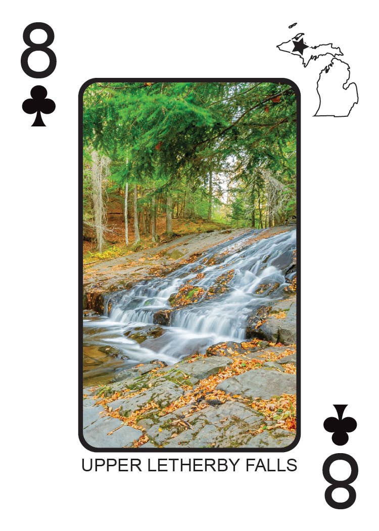 Phil Stagg Photography - Wholesale Playing Cards - WATERFALLS OF MICHIGAN - Playing Cards - Euchre Friendly22