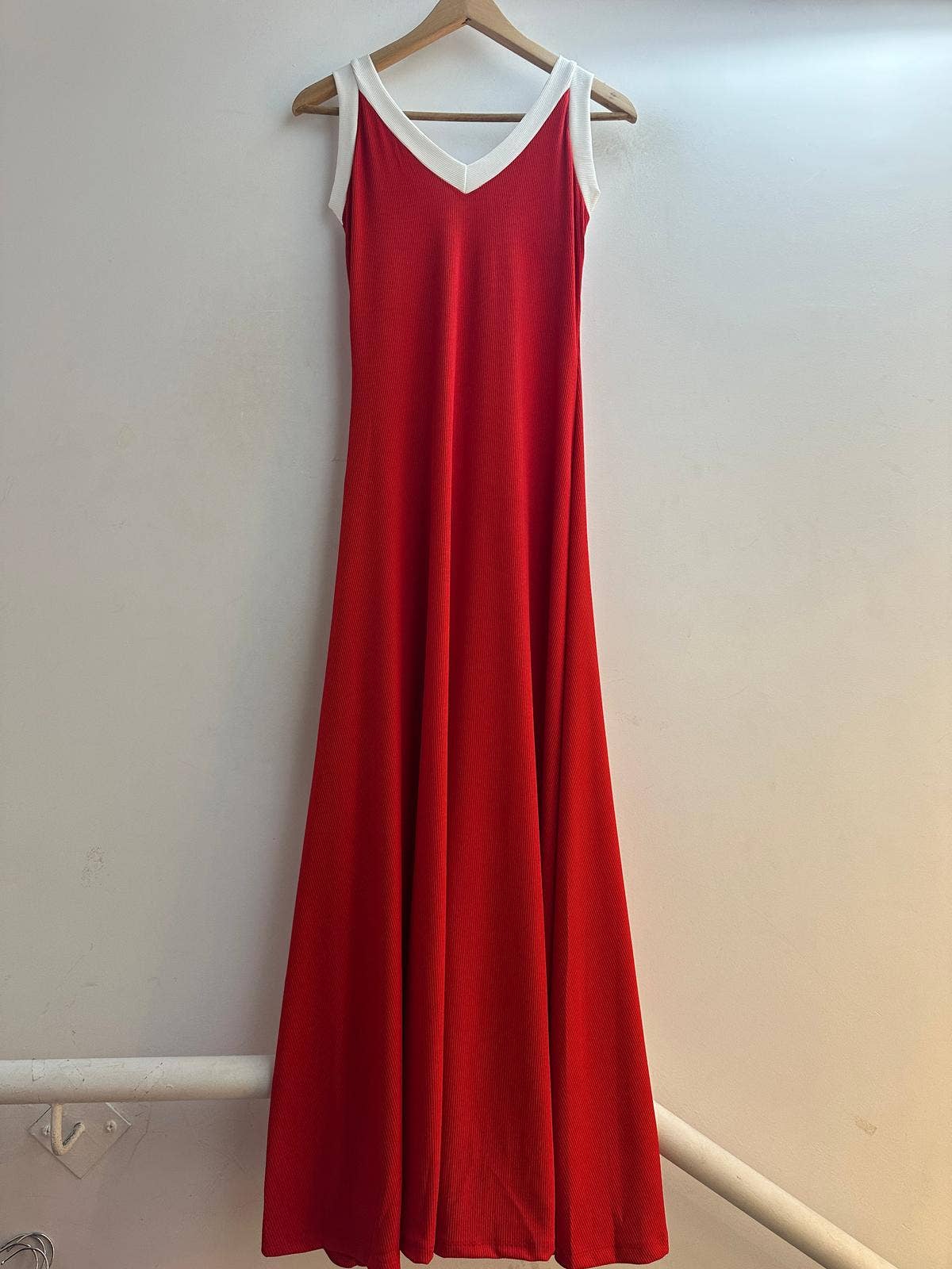 LORIANE - Vendita all'ingrosso Vestito - Donna - 9655 Abito lungo bicolore con spalline11