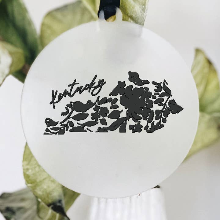 Grainwell - Wholesale Ornament - State Floral Acrylic Ornament0