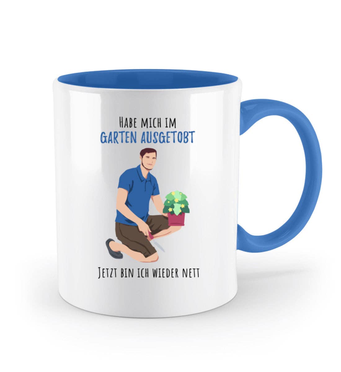 GARTENFAN - Wholesale Coffee Mug - I let off steam in the garden for him - cup4
