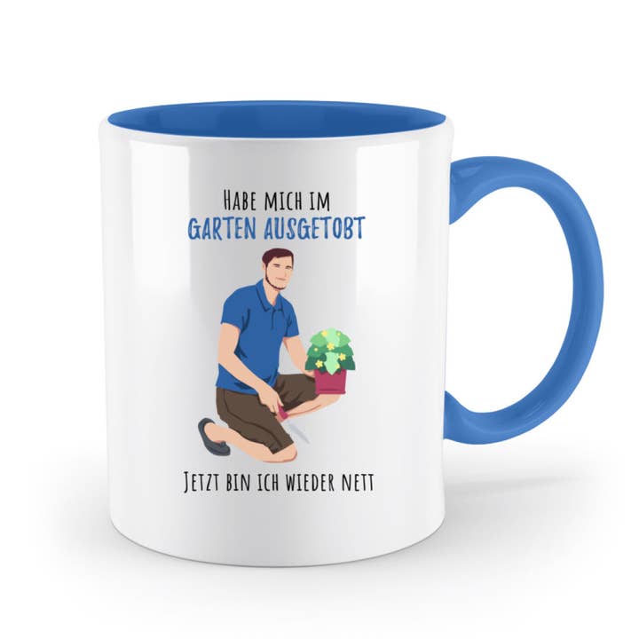 GARTENFAN - Wholesale Coffee Mug - I let off steam in the garden for him - cup4