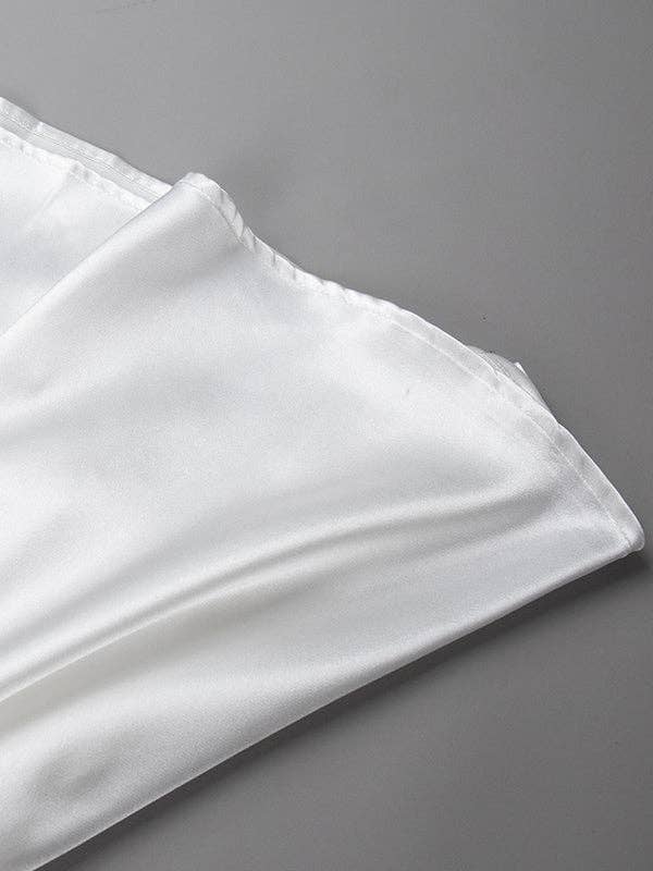 Sheer Trend - Venta al por mayor Falda - Mujer - Faldas plisadas de color liso, línea A, cintura alta y elástica5