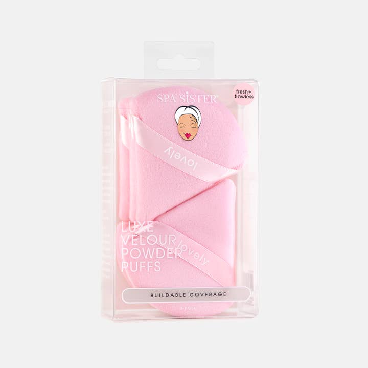 Bath Accessories Company - Wholesale Makeup Sponge/Blender - Luxe Velour Powder Puffs 8pc5