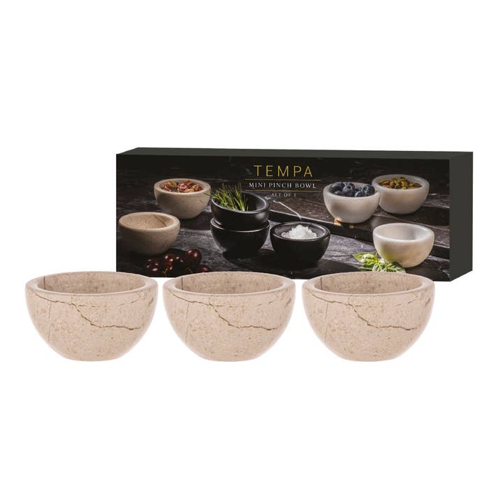 Emerson Champagne Lot de 3 Mini Bols Pinch pour la vente par Ladelle Group