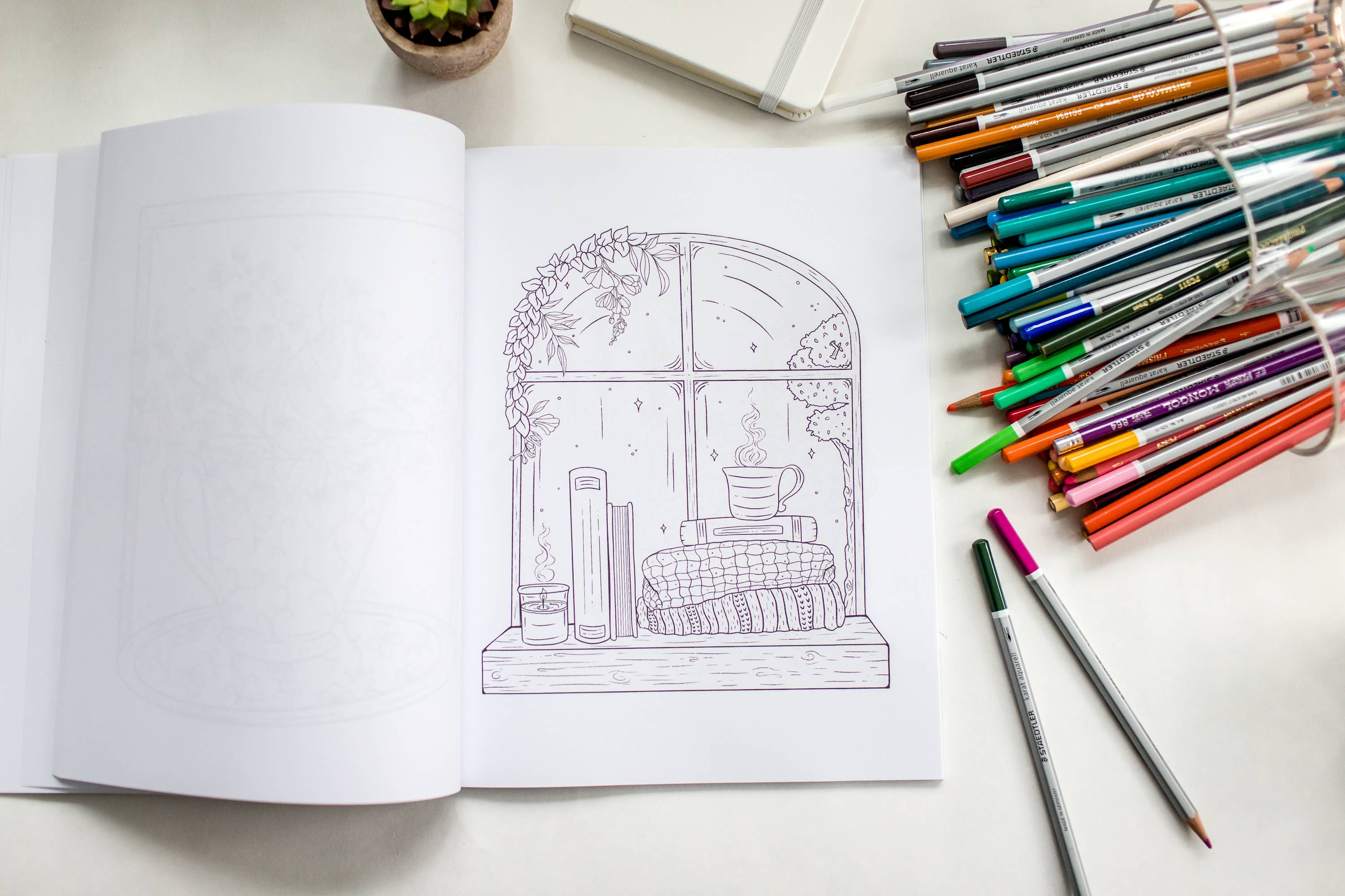 The Swimming Owl - Wholesale Coloring & Activity Book - Adult - Cozy Cottagecore Coloring Book For Adults + Teens7